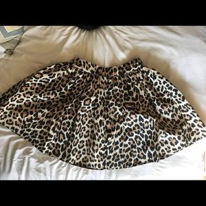 Kate Spade leopard print skirt- size 4